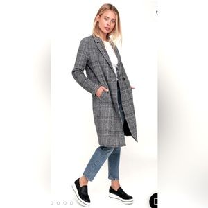 DEPT. 19 Women’s Plaid Long Coat